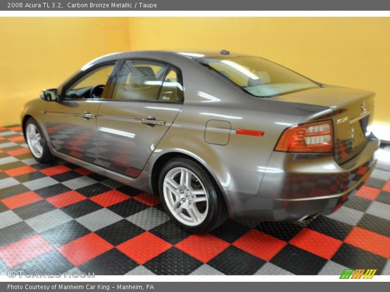 Carbon Bronze Metallic / Taupe 2008 Acura TL 3.2