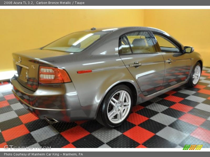 Carbon Bronze Metallic / Taupe 2008 Acura TL 3.2