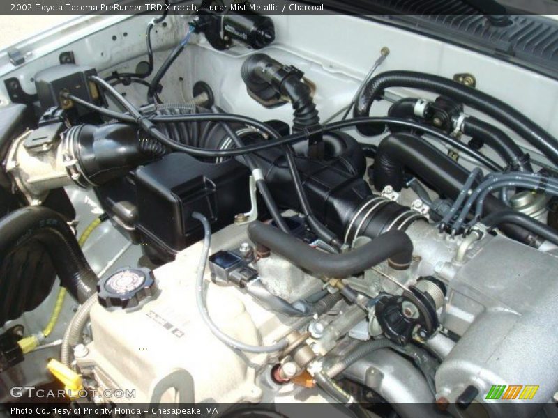 Lunar Mist Metallic / Charcoal 2002 Toyota Tacoma PreRunner TRD Xtracab