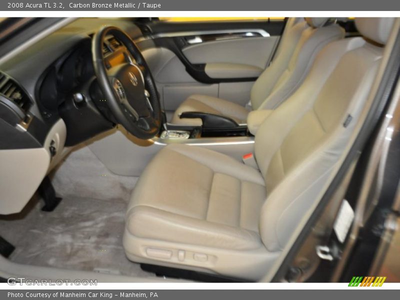 Carbon Bronze Metallic / Taupe 2008 Acura TL 3.2