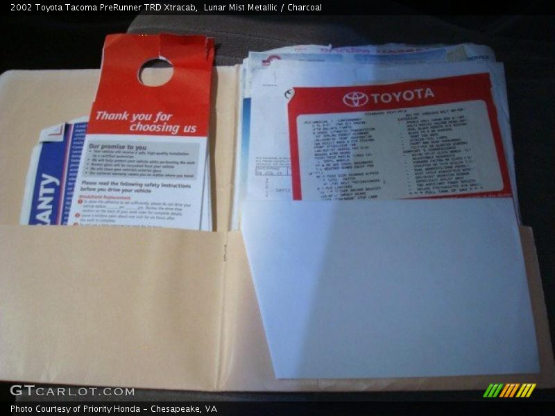 Lunar Mist Metallic / Charcoal 2002 Toyota Tacoma PreRunner TRD Xtracab