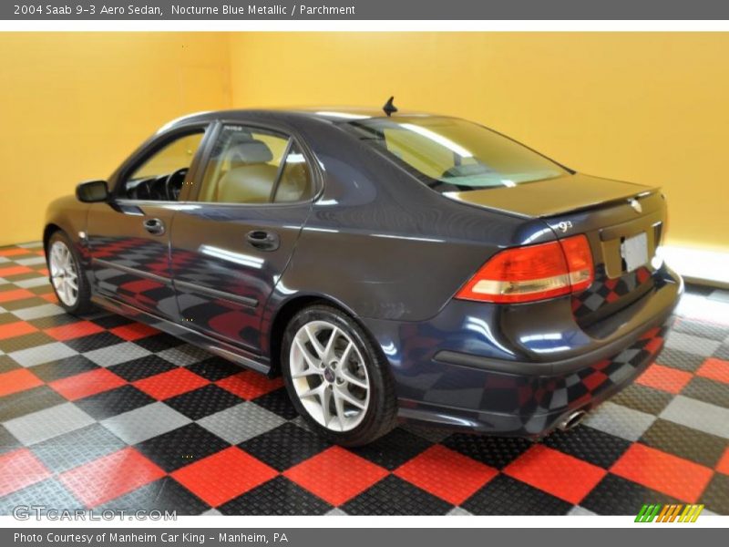 Nocturne Blue Metallic / Parchment 2004 Saab 9-3 Aero Sedan