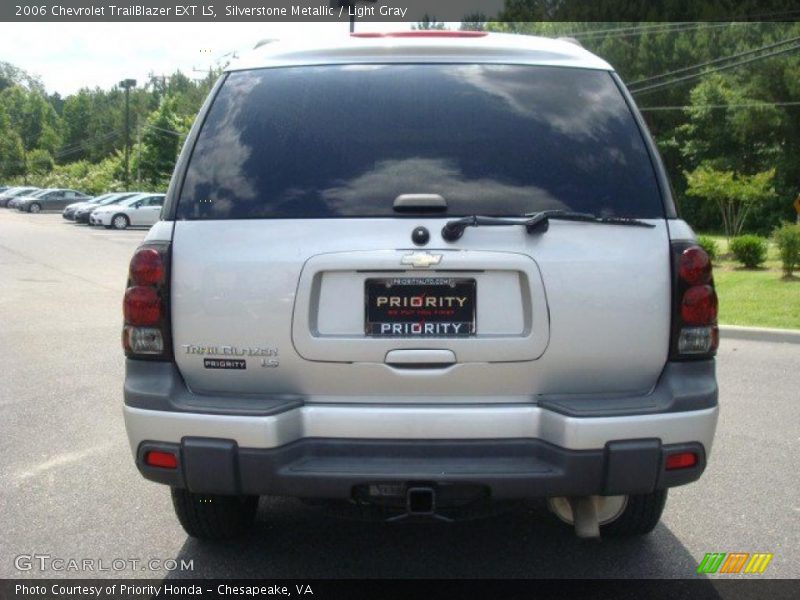 Silverstone Metallic / Light Gray 2006 Chevrolet TrailBlazer EXT LS
