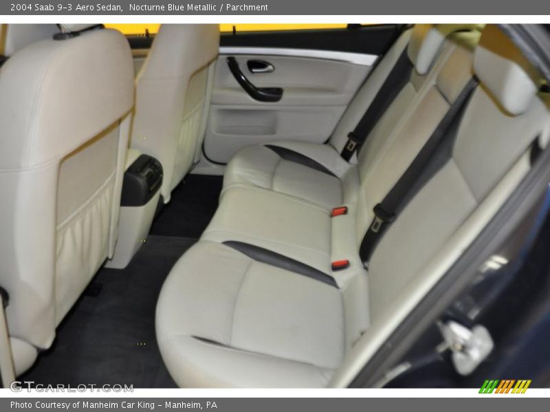 Nocturne Blue Metallic / Parchment 2004 Saab 9-3 Aero Sedan