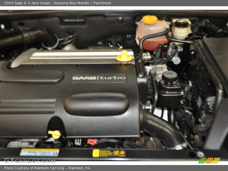 Nocturne Blue Metallic / Parchment 2004 Saab 9-3 Aero Sedan