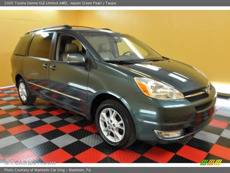 Aspen Green Pearl / Taupe 2005 Toyota Sienna XLE Limited AWD