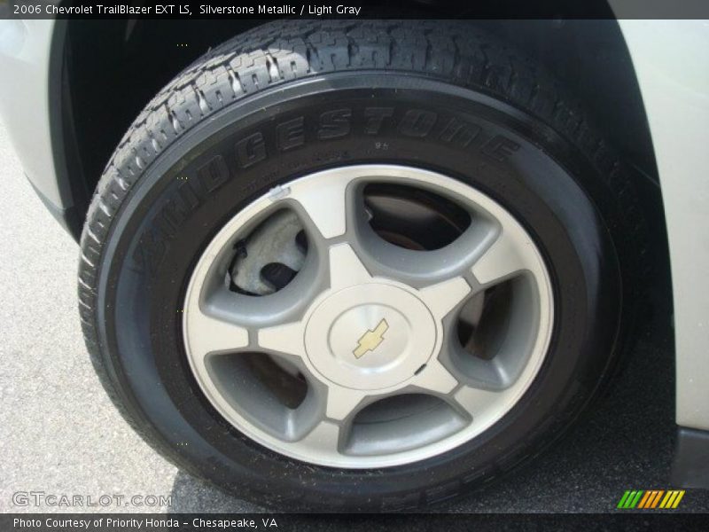 Silverstone Metallic / Light Gray 2006 Chevrolet TrailBlazer EXT LS