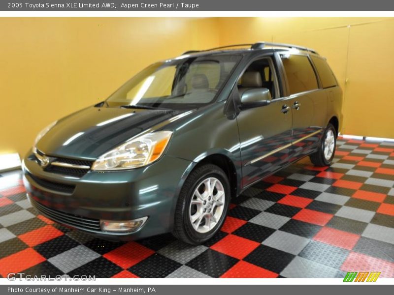 Aspen Green Pearl / Taupe 2005 Toyota Sienna XLE Limited AWD