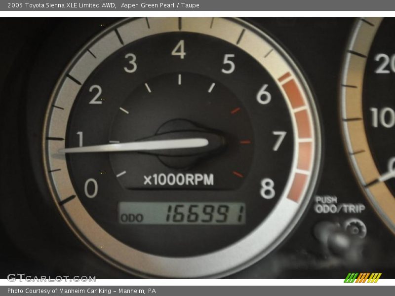 Aspen Green Pearl / Taupe 2005 Toyota Sienna XLE Limited AWD