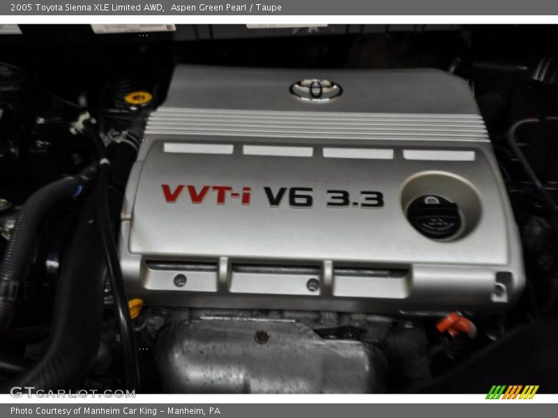 Aspen Green Pearl / Taupe 2005 Toyota Sienna XLE Limited AWD