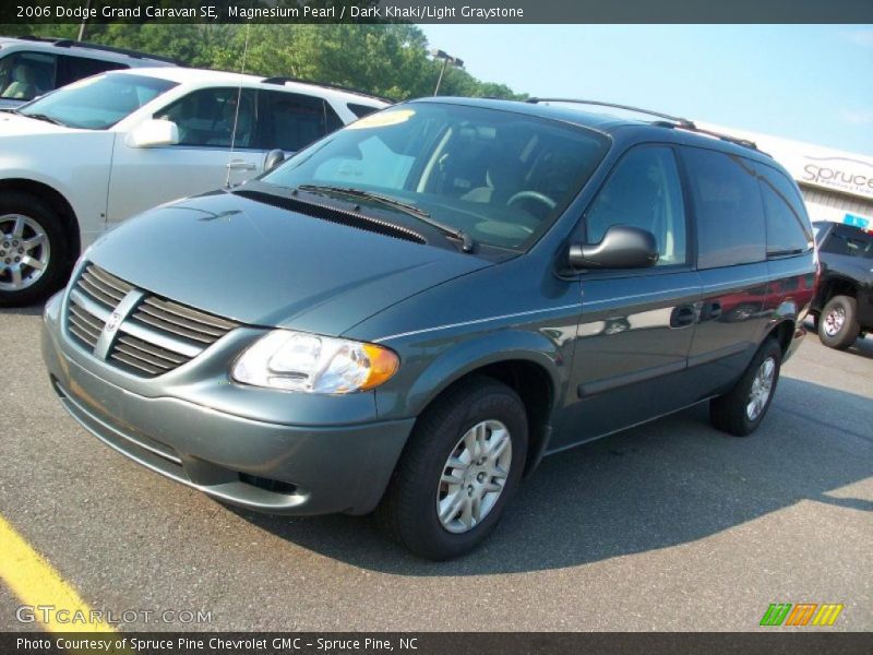 Magnesium Pearl / Dark Khaki/Light Graystone 2006 Dodge Grand Caravan SE