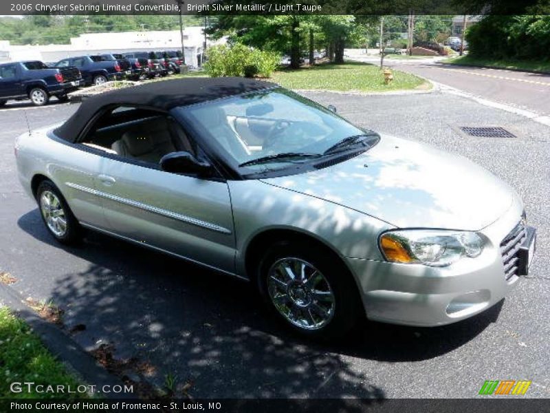 Bright Silver Metallic / Light Taupe 2006 Chrysler Sebring Limited Convertible
