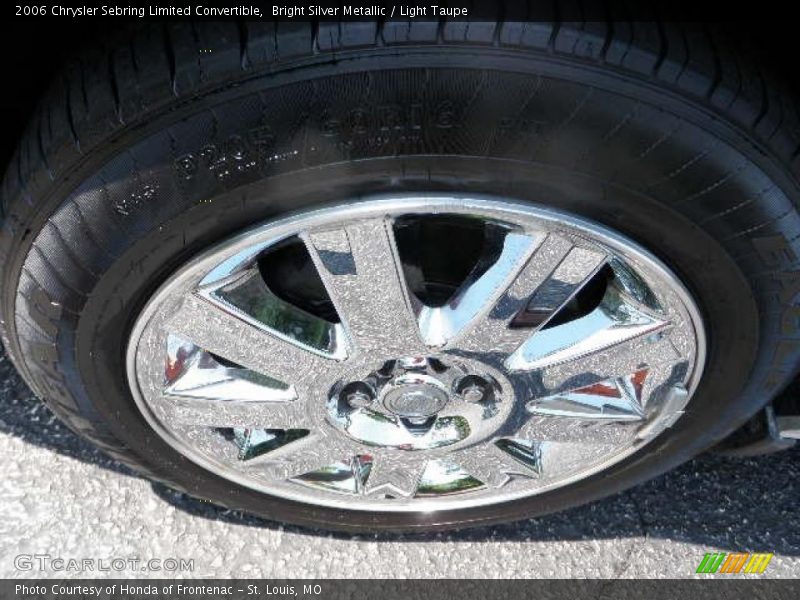 Bright Silver Metallic / Light Taupe 2006 Chrysler Sebring Limited Convertible