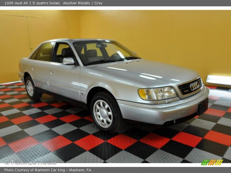 Alusilver Metallic / Grey 1996 Audi A6 2.8 quattro Sedan