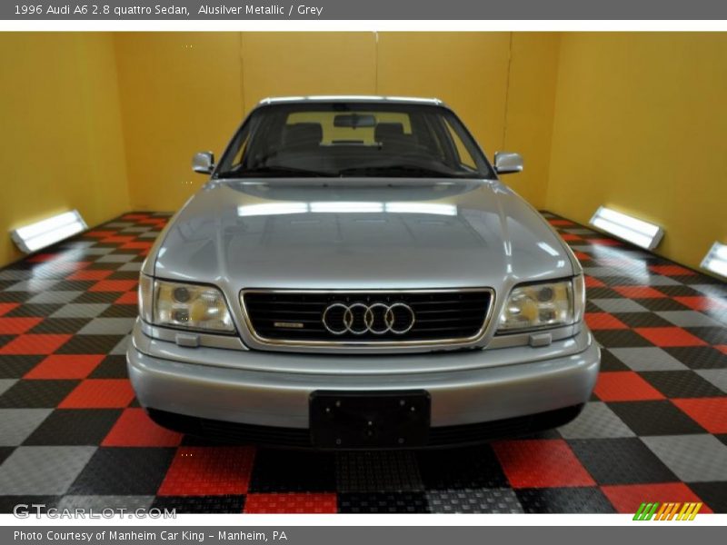 Alusilver Metallic / Grey 1996 Audi A6 2.8 quattro Sedan