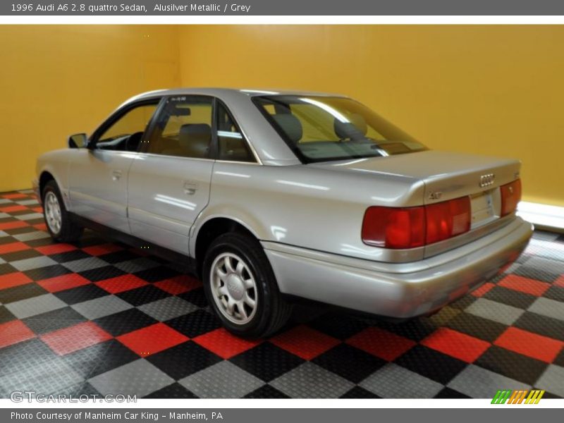 Alusilver Metallic / Grey 1996 Audi A6 2.8 quattro Sedan