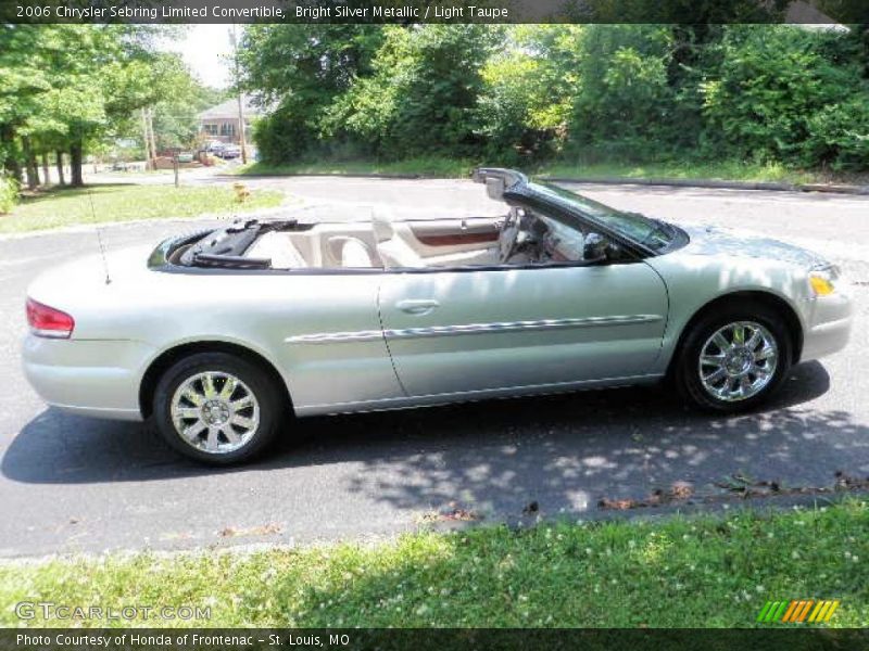 Bright Silver Metallic / Light Taupe 2006 Chrysler Sebring Limited Convertible