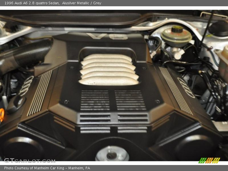 Alusilver Metallic / Grey 1996 Audi A6 2.8 quattro Sedan