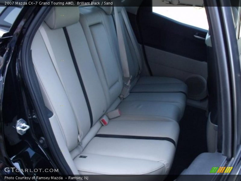 Brilliant Black / Sand 2007 Mazda CX-7 Grand Touring AWD