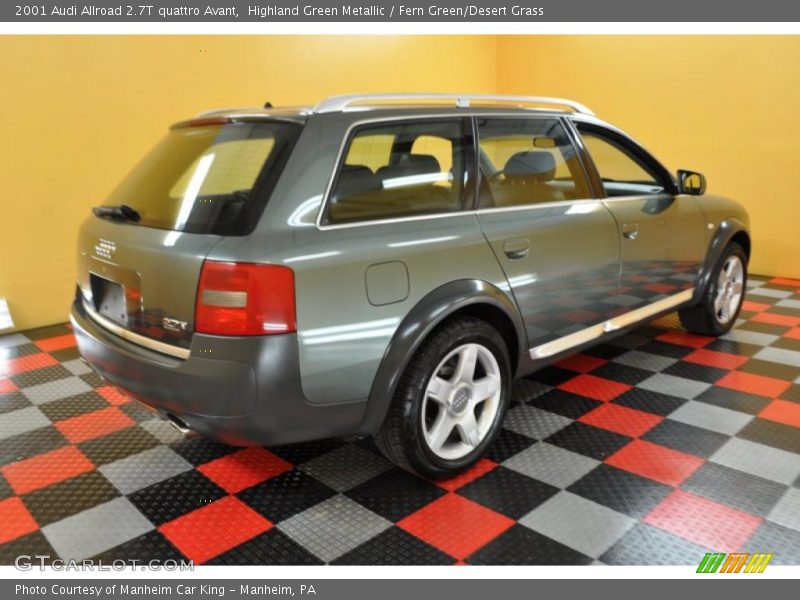 Highland Green Metallic / Fern Green/Desert Grass 2001 Audi Allroad 2.7T quattro Avant