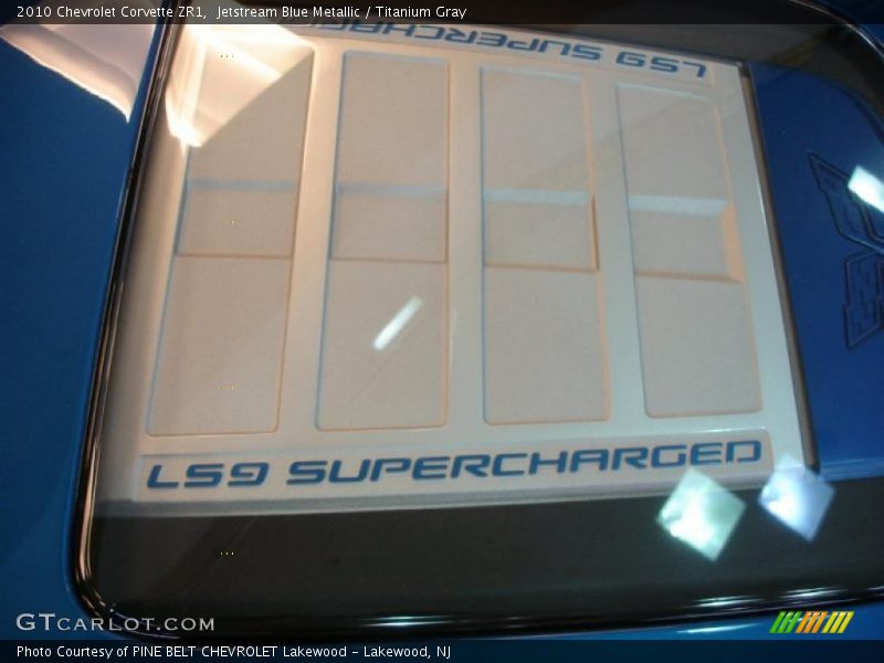 Jetstream Blue Metallic / Titanium Gray 2010 Chevrolet Corvette ZR1