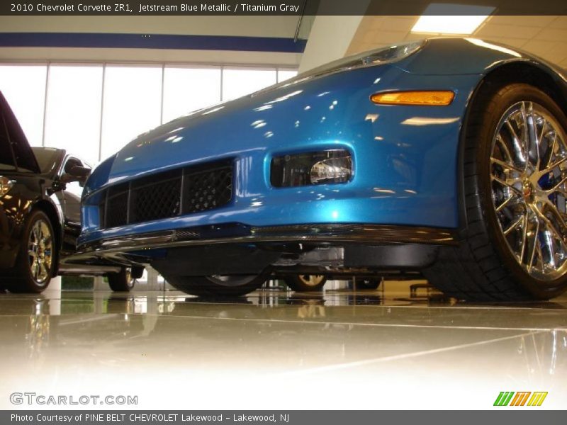 Jetstream Blue Metallic / Titanium Gray 2010 Chevrolet Corvette ZR1