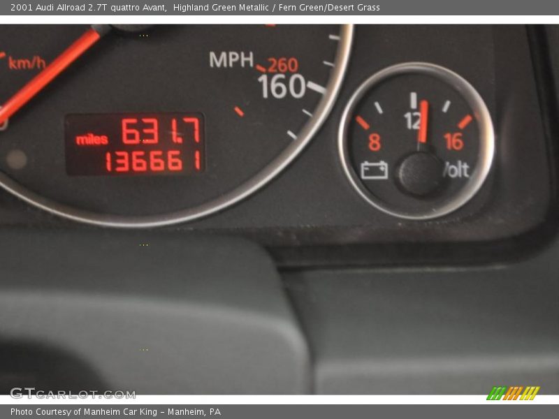 Highland Green Metallic / Fern Green/Desert Grass 2001 Audi Allroad 2.7T quattro Avant