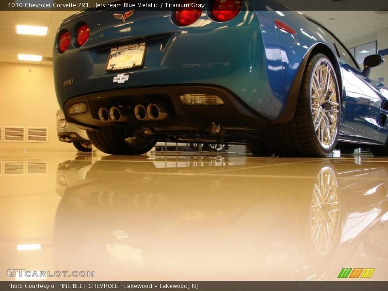 Jetstream Blue Metallic / Titanium Gray 2010 Chevrolet Corvette ZR1