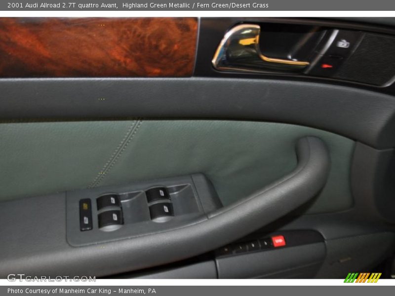 Highland Green Metallic / Fern Green/Desert Grass 2001 Audi Allroad 2.7T quattro Avant