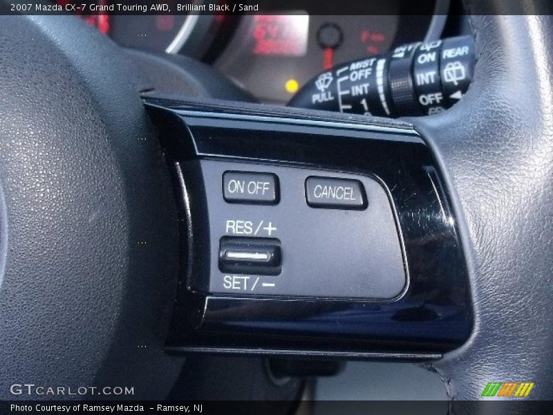 Brilliant Black / Sand 2007 Mazda CX-7 Grand Touring AWD
