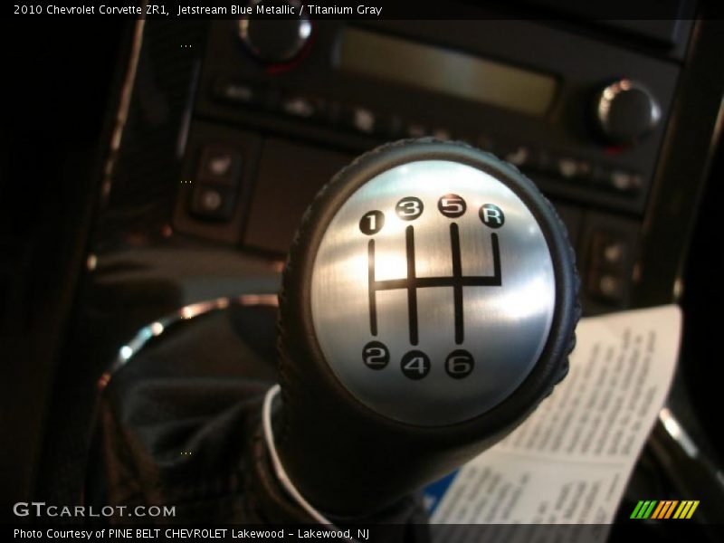 Jetstream Blue Metallic / Titanium Gray 2010 Chevrolet Corvette ZR1