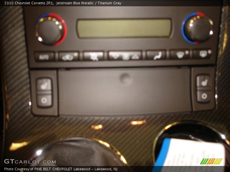 Jetstream Blue Metallic / Titanium Gray 2010 Chevrolet Corvette ZR1