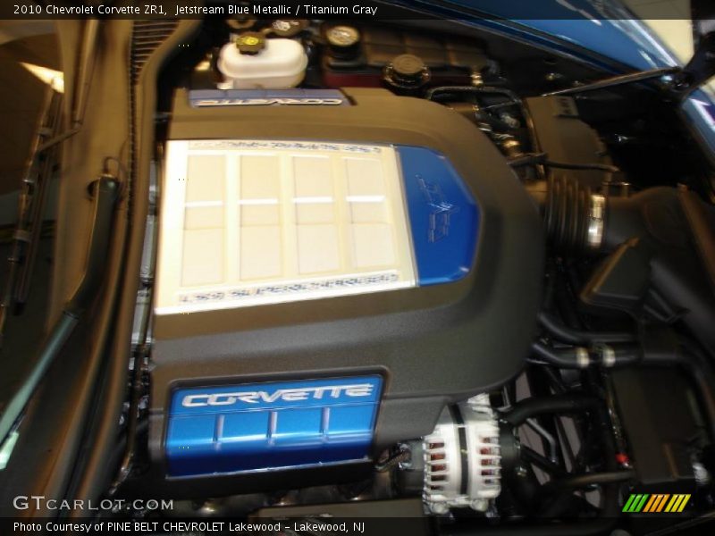 Jetstream Blue Metallic / Titanium Gray 2010 Chevrolet Corvette ZR1