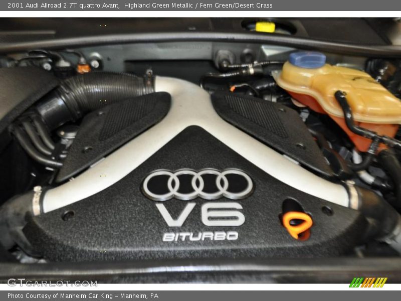 Highland Green Metallic / Fern Green/Desert Grass 2001 Audi Allroad 2.7T quattro Avant