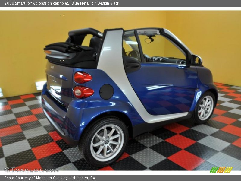 Blue Metallic / Design Black 2008 Smart fortwo passion cabriolet