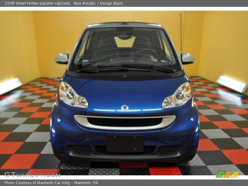 Blue Metallic / Design Black 2008 Smart fortwo passion cabriolet