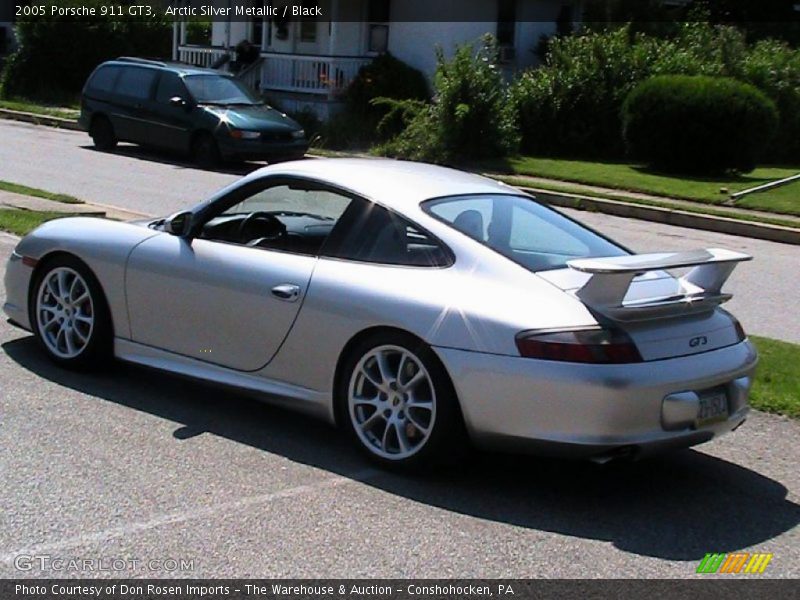 Arctic Silver Metallic / Black 2005 Porsche 911 GT3