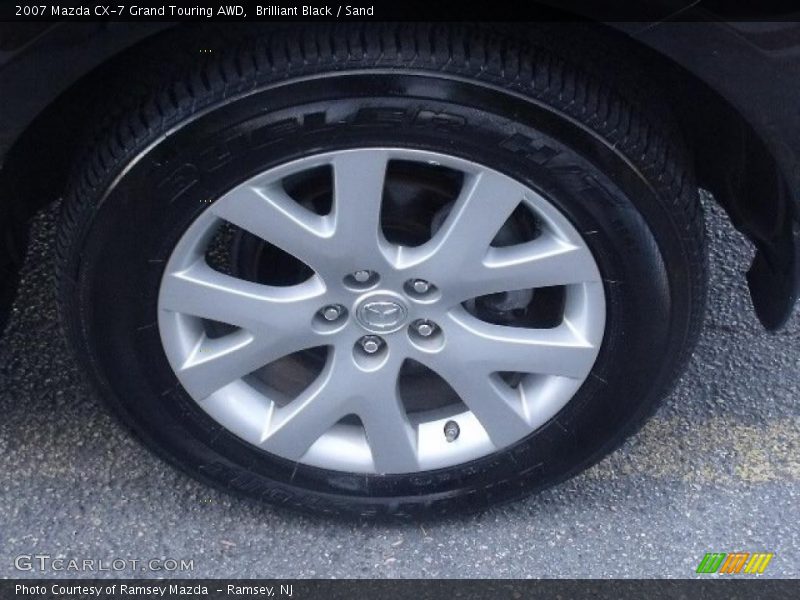 Brilliant Black / Sand 2007 Mazda CX-7 Grand Touring AWD