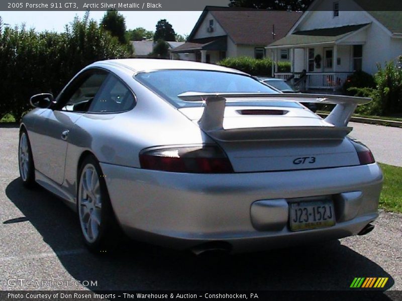 Arctic Silver Metallic / Black 2005 Porsche 911 GT3