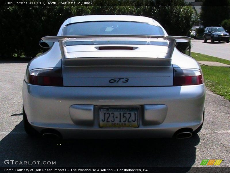 Arctic Silver Metallic / Black 2005 Porsche 911 GT3