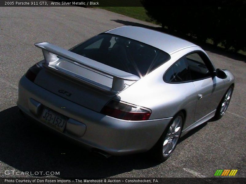 Arctic Silver Metallic / Black 2005 Porsche 911 GT3