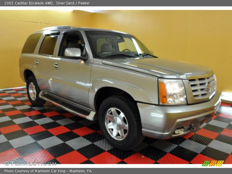 Silver Sand / Pewter 2002 Cadillac Escalade AWD