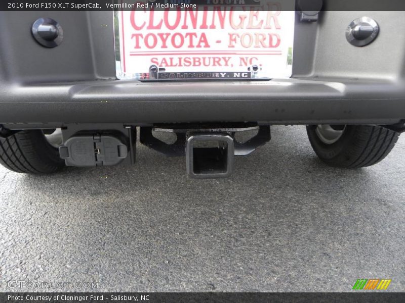 Vermillion Red / Medium Stone 2010 Ford F150 XLT SuperCab