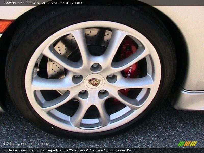 Arctic Silver Metallic / Black 2005 Porsche 911 GT3