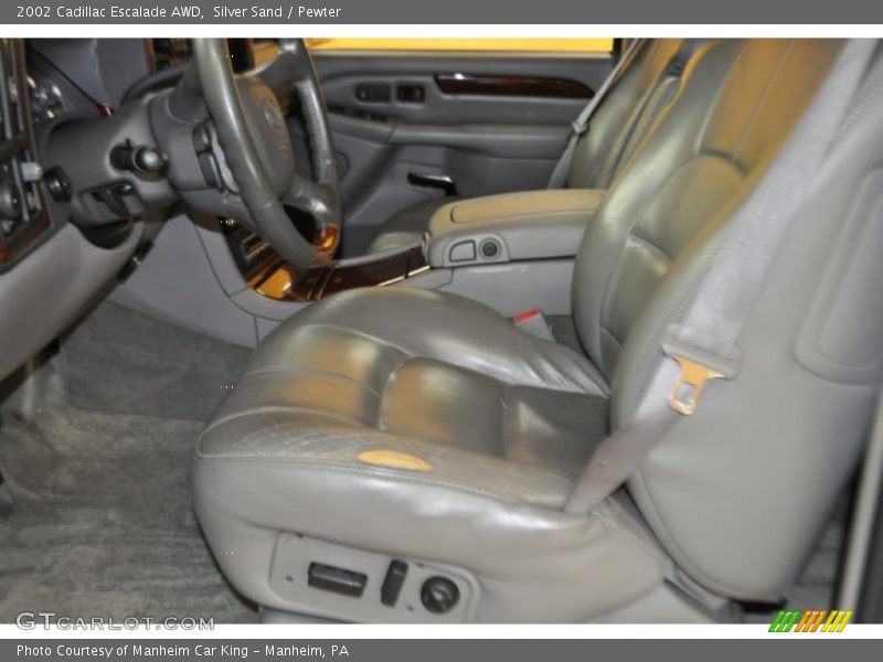 Silver Sand / Pewter 2002 Cadillac Escalade AWD