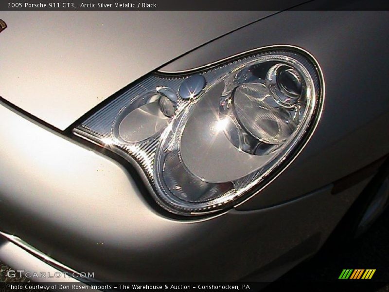Arctic Silver Metallic / Black 2005 Porsche 911 GT3
