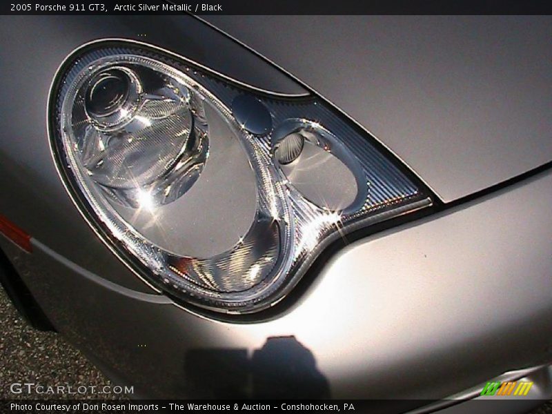 Arctic Silver Metallic / Black 2005 Porsche 911 GT3