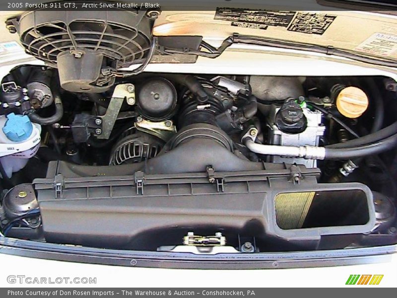 Arctic Silver Metallic / Black 2005 Porsche 911 GT3