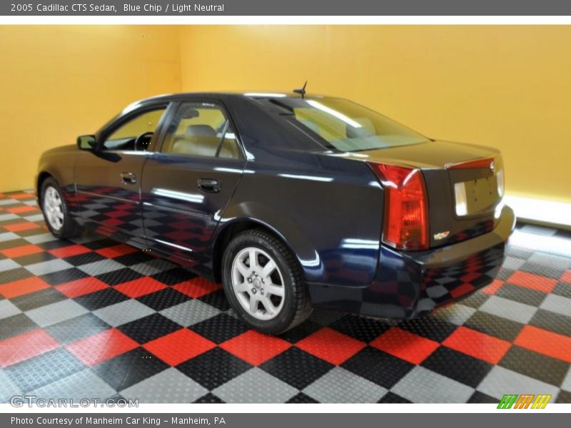 Blue Chip / Light Neutral 2005 Cadillac CTS Sedan