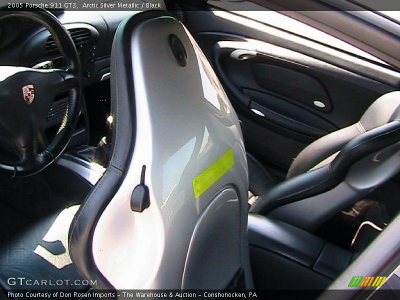 Arctic Silver Metallic / Black 2005 Porsche 911 GT3